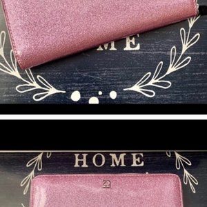 Kate Spade Rose Pink Vinyl Tote and Wallet